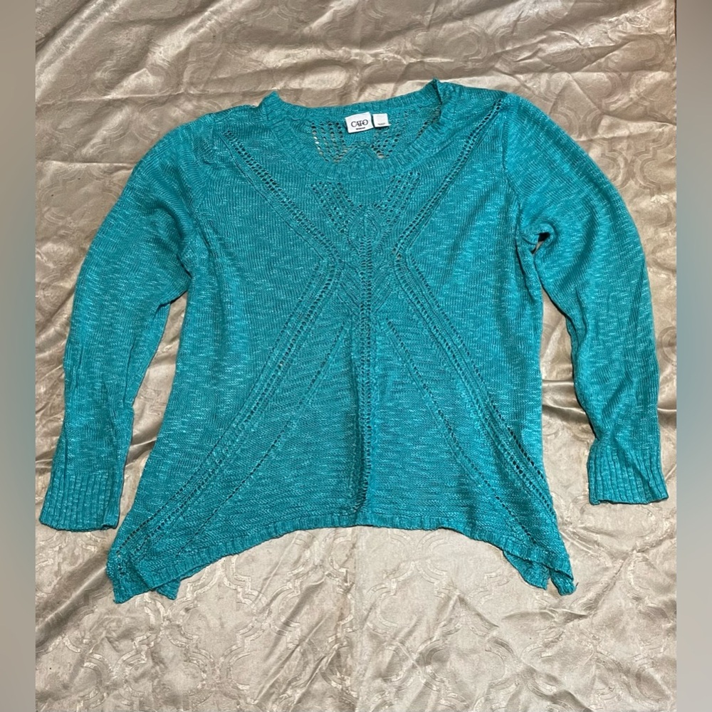 Cato knitted Mesh sweater 18/20W